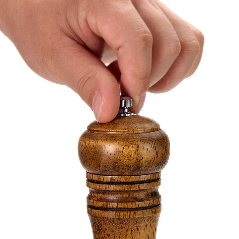 Royallure Rostfritt Ståls Salt- och Pepparkvarn med Justerbar Kvarn — Lätt Att Fylla På & Hållbar