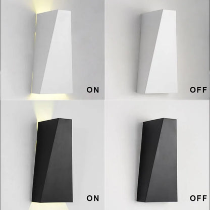 DualGlow - Modern LED Vägglampa för Sovrum &amp; Hall