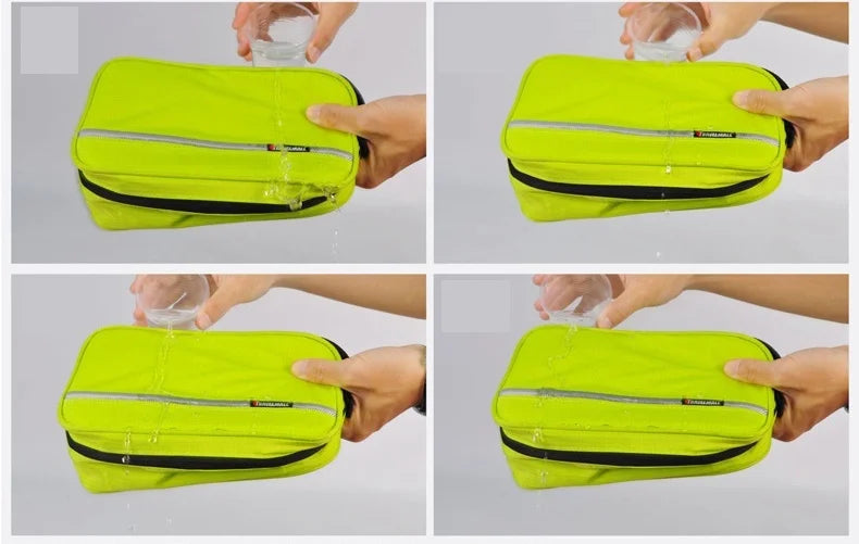 Carvallo MaxPack Stor Vattentät Necessär för Män &amp; Kvinnor | Resa-Kosmetiktasche | Robust Design &amp; Mycket Förvaring