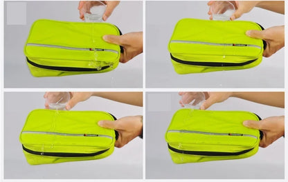 Carvallo MaxPack Stor Vattentät Necessär för Män &amp; Kvinnor | Resa-Kosmetiktasche | Robust Design &amp; Mycket Förvaring