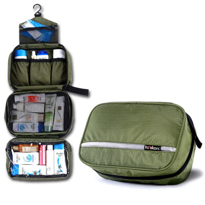 Carvallo MaxPack Stor Vattentät Necessär för Män &amp; Kvinnor | Resa-Kosmetiktasche | Robust Design &amp; Mycket Förvaring