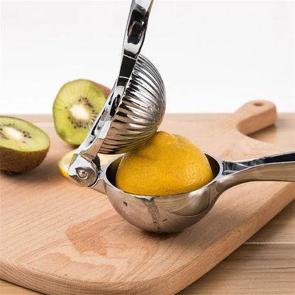 Luxora Manuell Citruspress Saftpress för Apelsiner och Citroner, Rostfritt Stål
