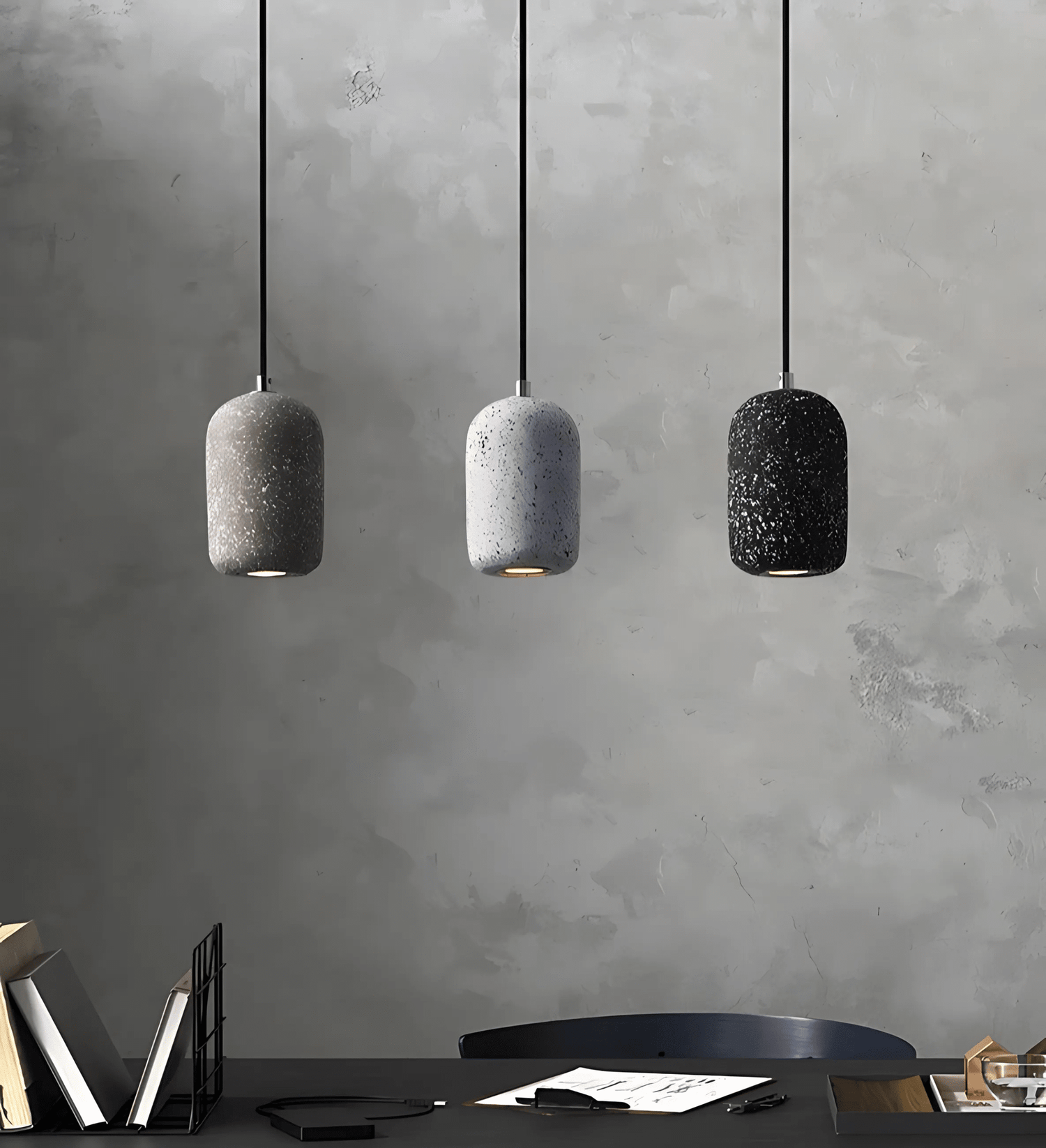 Kiva Cast | Hänglampa i betong med industridesign och LED-teknik