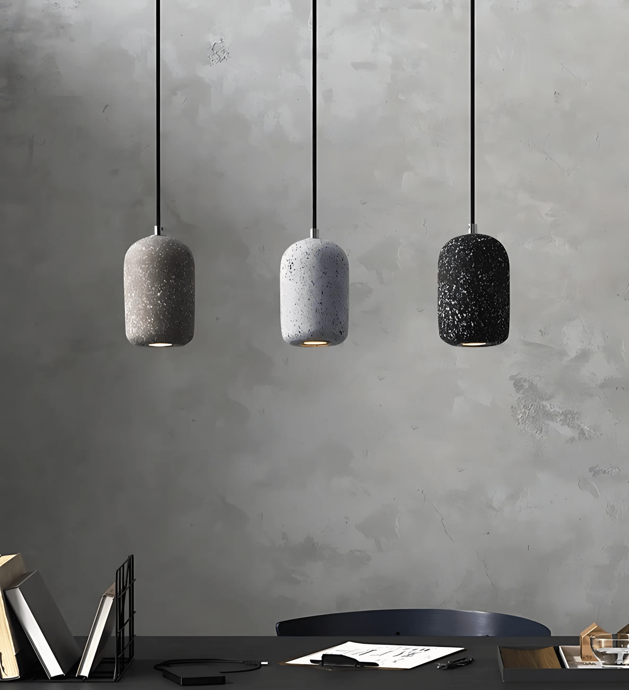 Kiva Cast | Hänglampa i betong med industridesign och LED-teknik