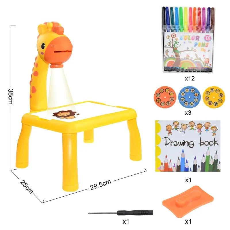 Kreativ ritprojektor för barn