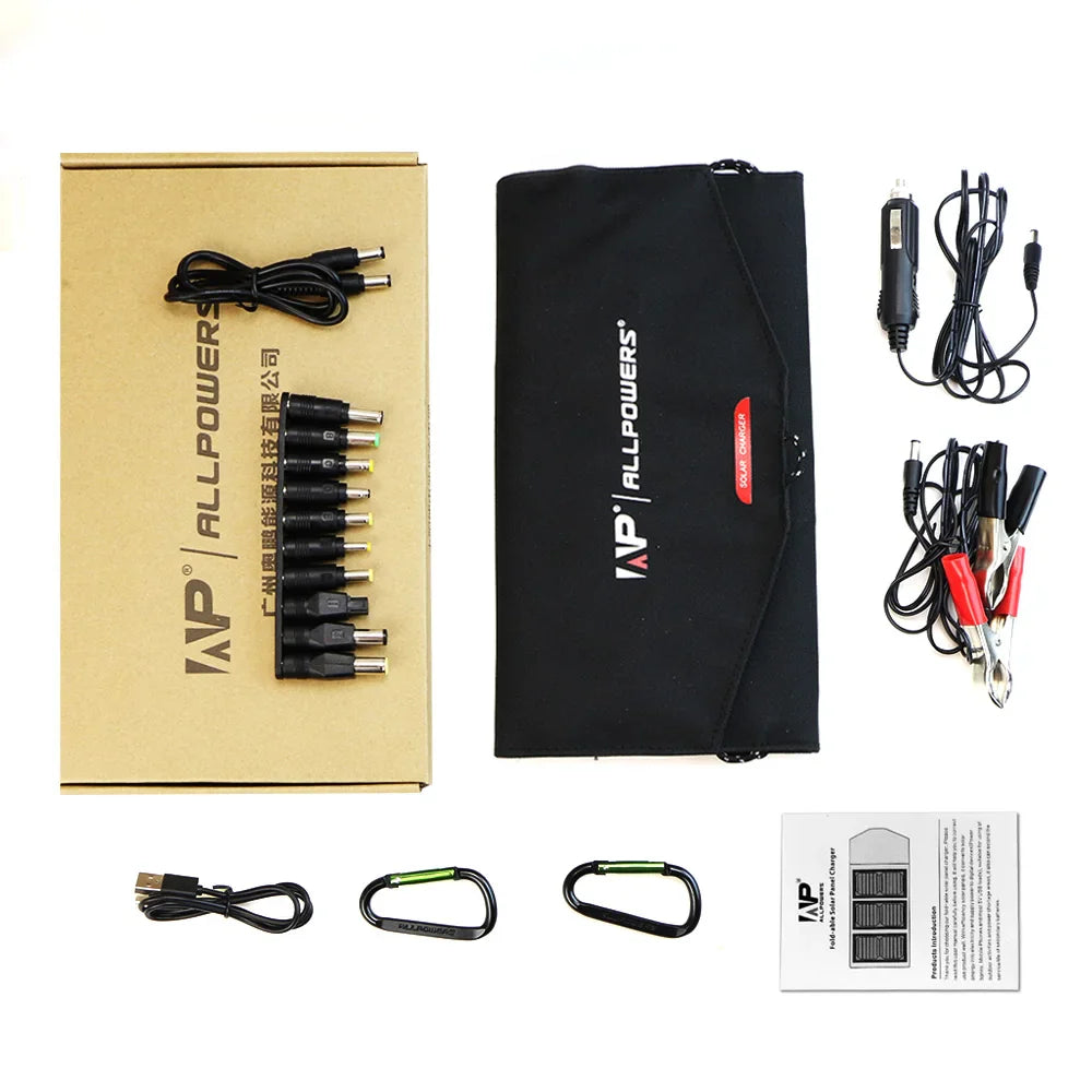 Carvallo Solarladdare VoltPack 21 | Med 10.000 mAh batteri & 21W solpanel | Dual USB + USB-C snabbladdning | Vattentålig & bärbar | För utomhus, resor & nödsituationer