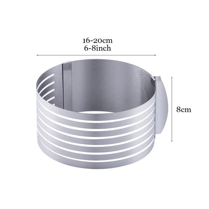 Carvallo - Justerbar rostfritt stål kakformare