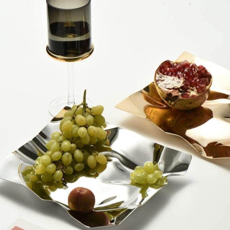 Carvallo – Lyxig rostfri stålhållare med unik skrumpen design