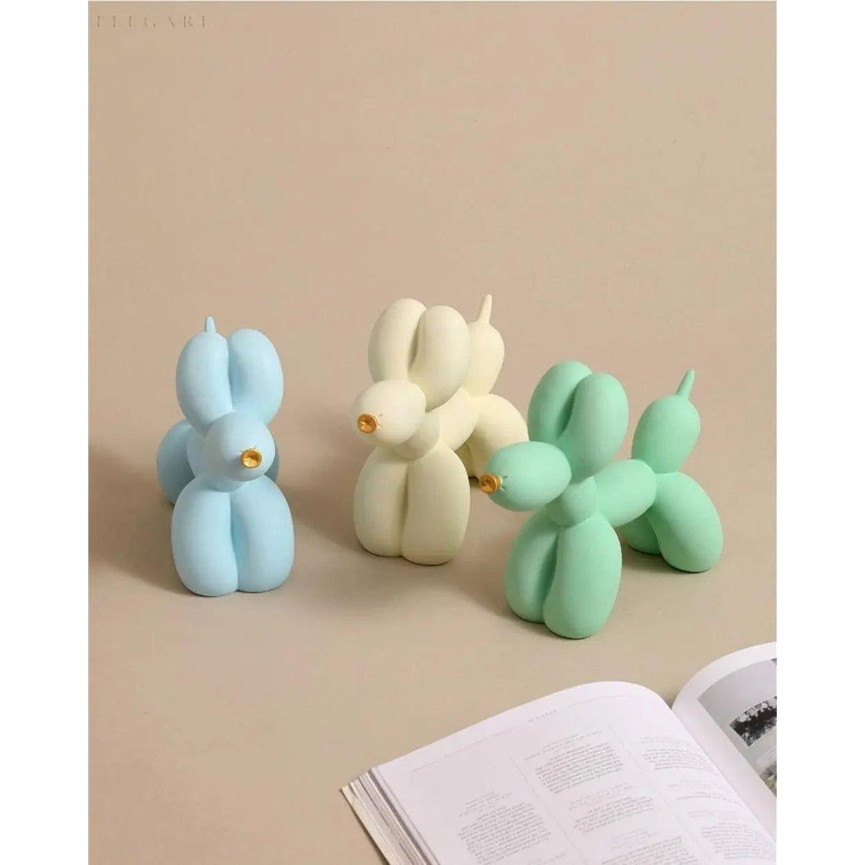 Haku - Ballonghundfigur med gyllene nos