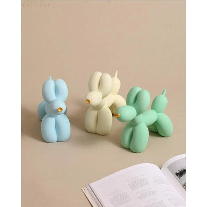 Haku - Ballonghundfigur med gyllene nos