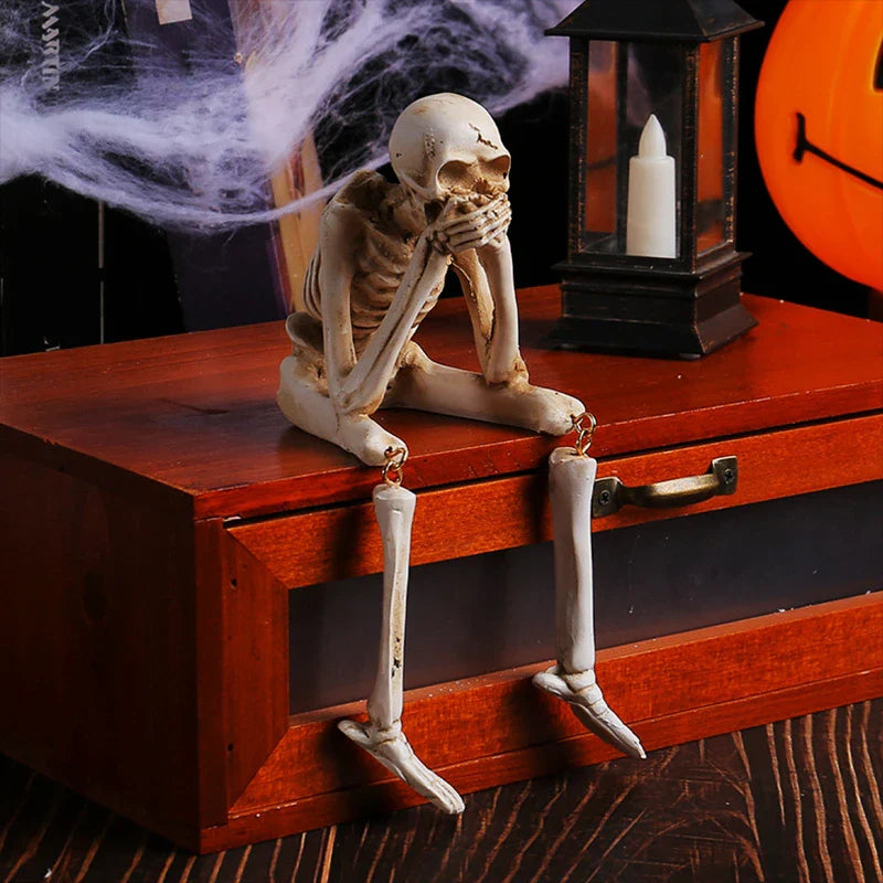 3-delars Halloween skelettfiguruppsättning