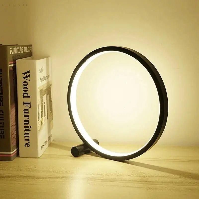 Halo Glo Lamp - LED Minimalistisk Rund Bordslampa
