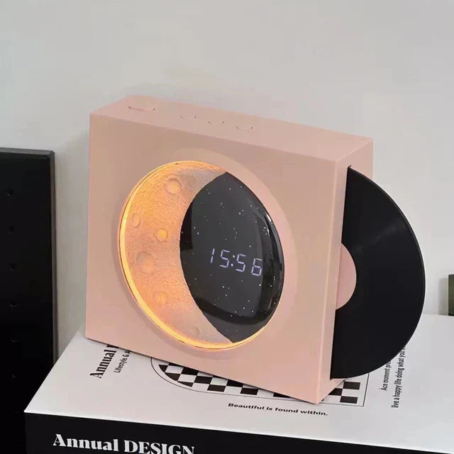 MoonGlow – LED Månljus med Musik &amp; Bluetooth Högtalare | Stämningsfull Belysning
