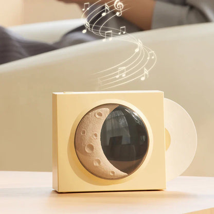 MoonGlow – LED Månljus med Musik &amp; Bluetooth Högtalare | Stämningsfull Belysning