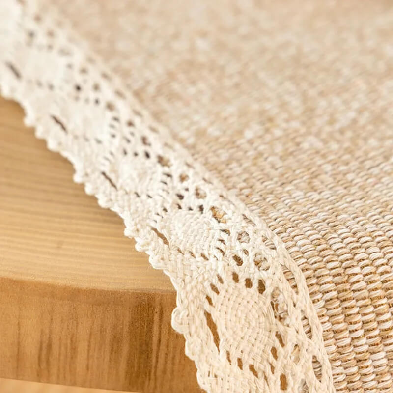 Handvävd bomull-linne halkfri sofföverdrag för alla säsonger