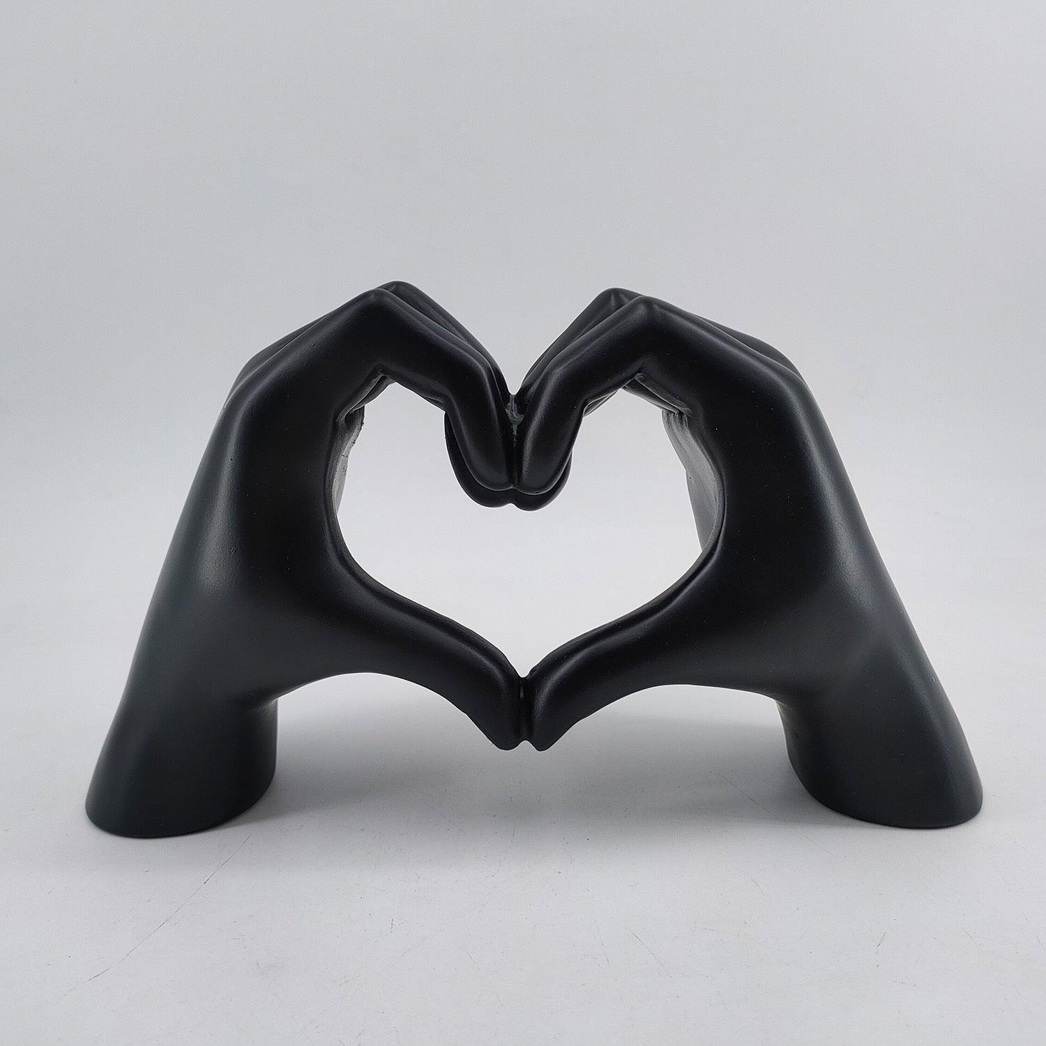 LoveSculpt Figur | Dekorativ träskulptur, handgjord för bostadsaccenter