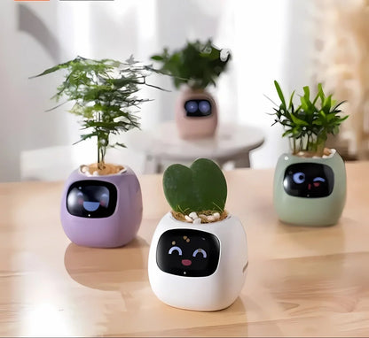 Automatisk Smart-blomkruka med bevattningssystem och LED-lampor
