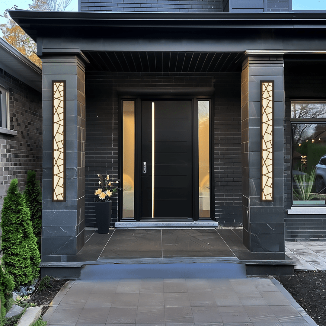 Vägglampa Modern Utomhus LED Panel Armatur