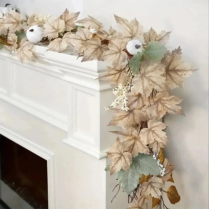 HarvestCharm Dekor - Hängande Höstlig Dörrdekoration för Halloween och Skördefesten