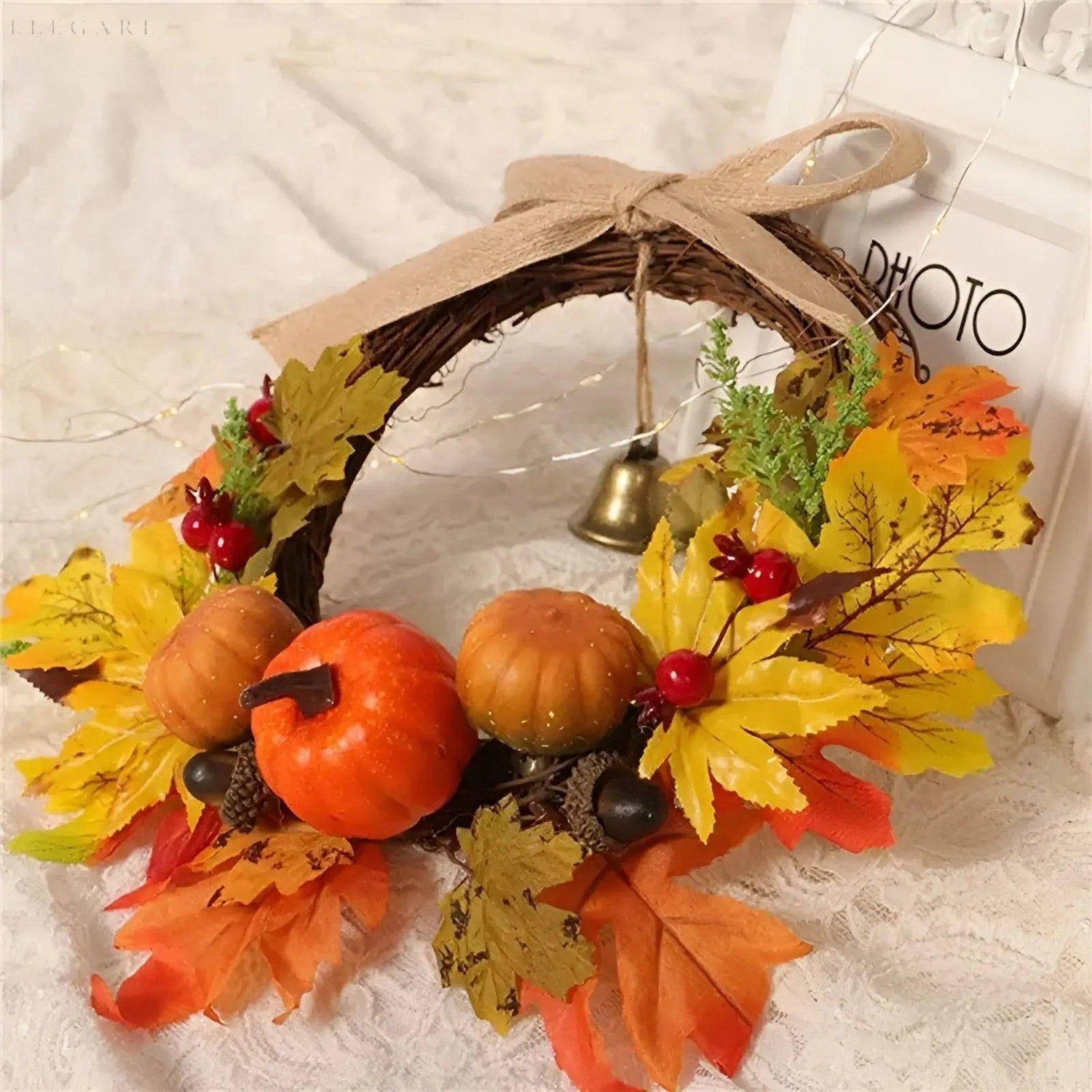 HarvestDelight Krans - Dörrkrans för höstdekor och skördefest