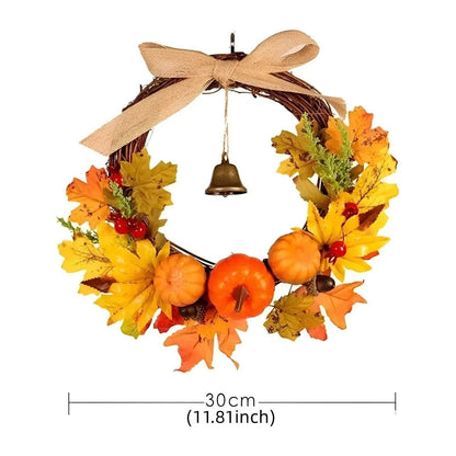 HarvestDelight Krans - Dörrkrans för höstdekor och skördefest