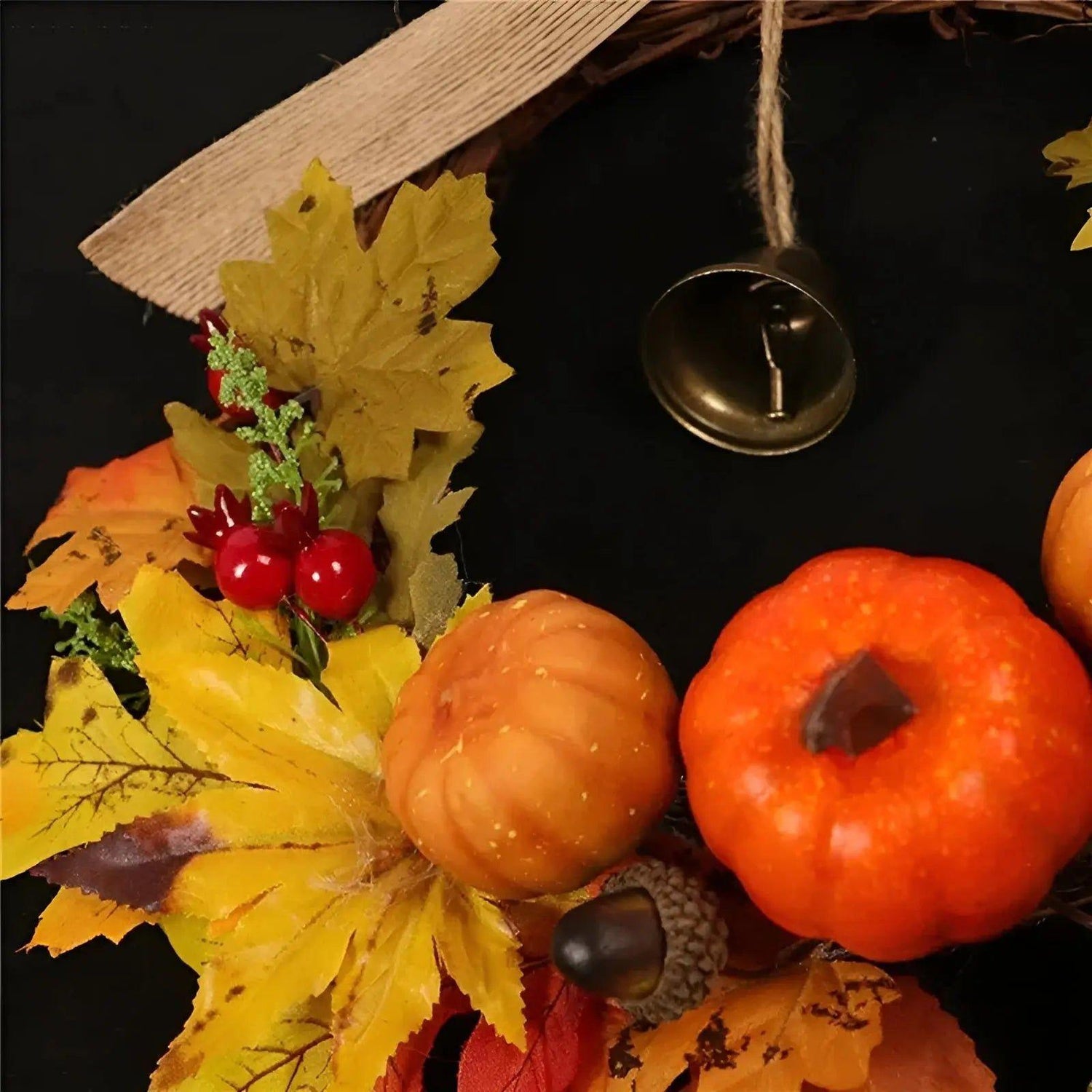 HarvestDelight Krans - Dörrkrans för höstdekor och skördefest