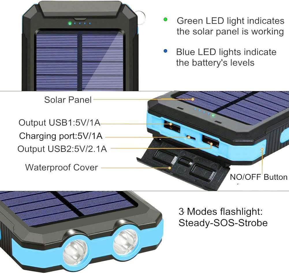 20000mAh Solenergi Powerbank
