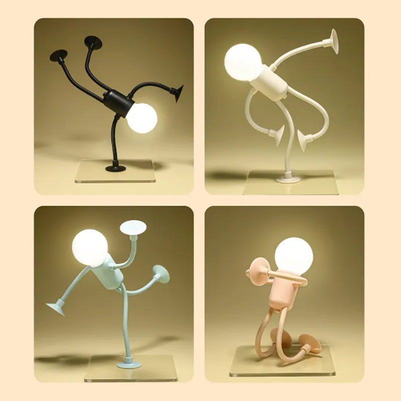 LED Nattljus med Flexibel Sugmontering