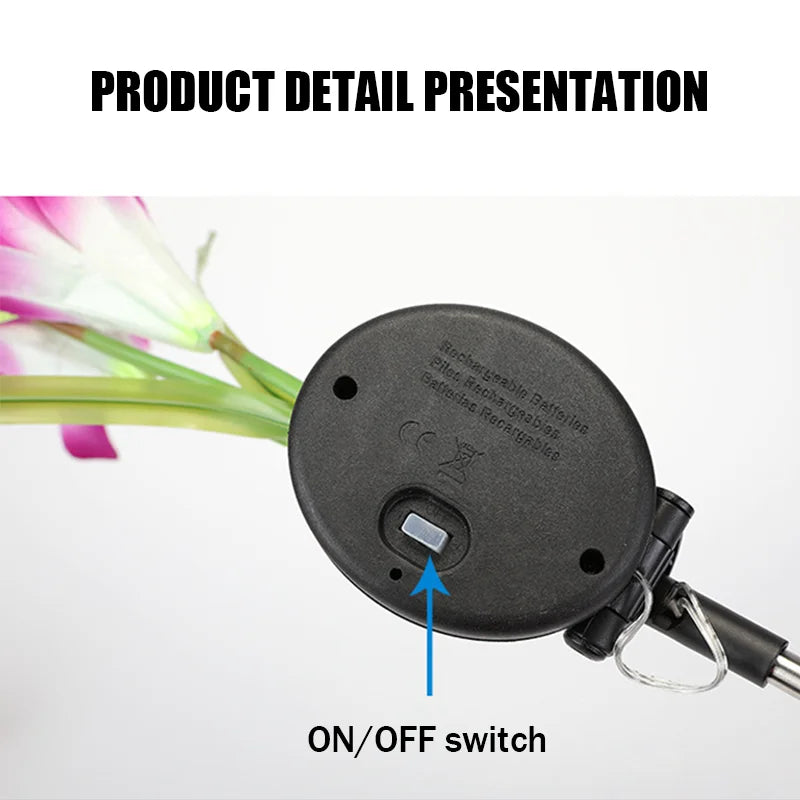 Carvallo SolarBloom Solar Trädgårdslampor LED Liljor | Dekolampa med ljussensor | För gård, gräsmatta & fester | Röd & Lila