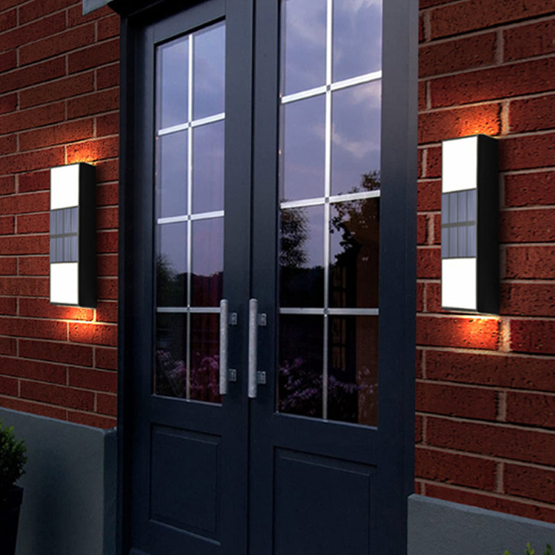 Carvallo FlexLight Solar Utomhusbelysning med färgtemperaturval | Varm- & Kallvit | Väderbeständig IP65 | 15x2,4x4,8 cm