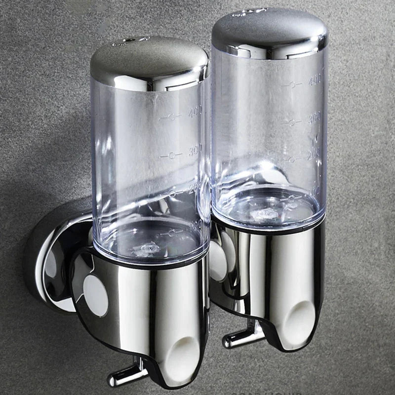 PureFlow - Vägghängd tvåfacks tvålpump för ett snyggt badrum