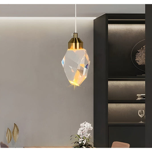 CrystalLux Light - Lyxig kristall-LED-hänglampa