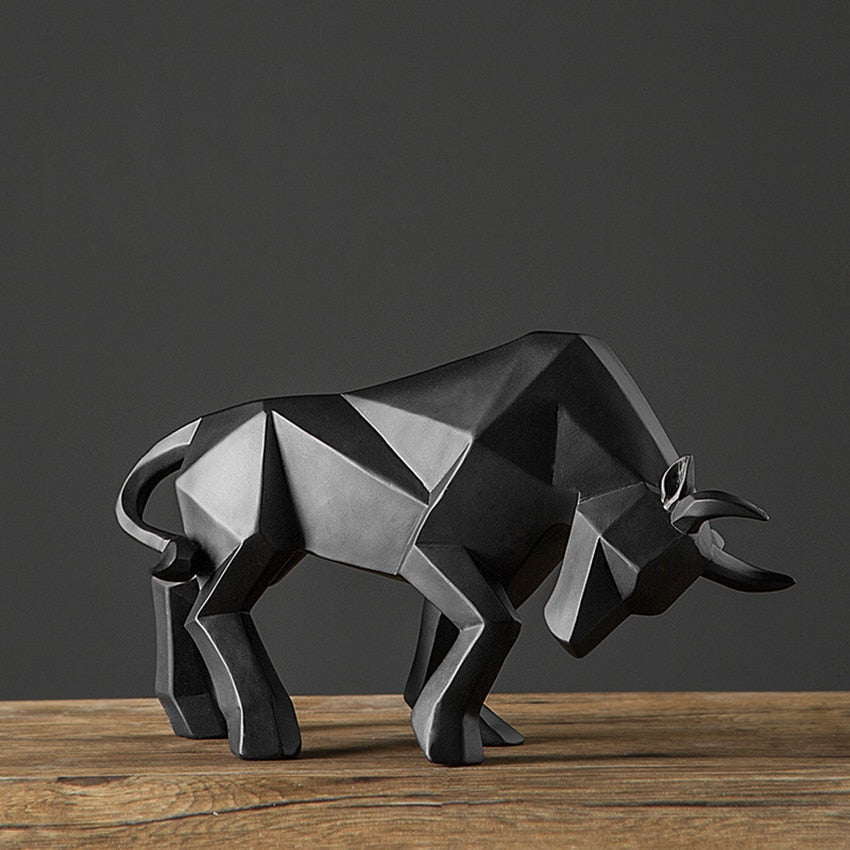 ArtCreativ | Nordisk Tjur Skulptur för Hem eller Kontor Dekor