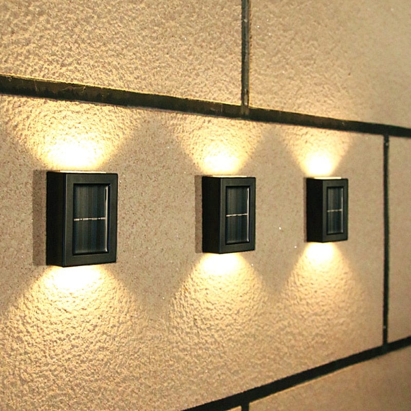 Utomhus Solvägglampa för Trädgårdsstaket