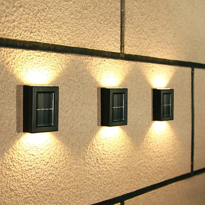 Utomhus Solvägglampa för Trädgårdsstaket