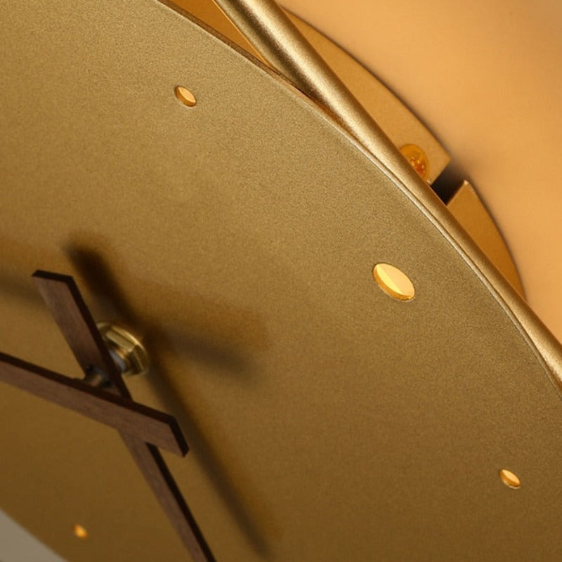 Nielsen Modern LED Vägglampa Inomhus Klocka Svart Barnrum Metall