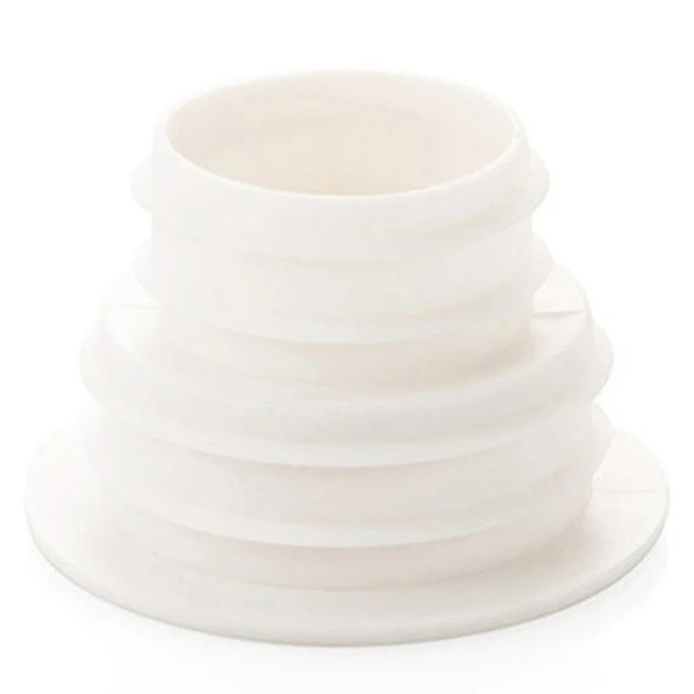 Carvallo Silikon-tätning ring för avloppsrör | Luktskydd & återflödeskydd | För kök, bad, tvättmaskin – 6×3,9×3,8 cm