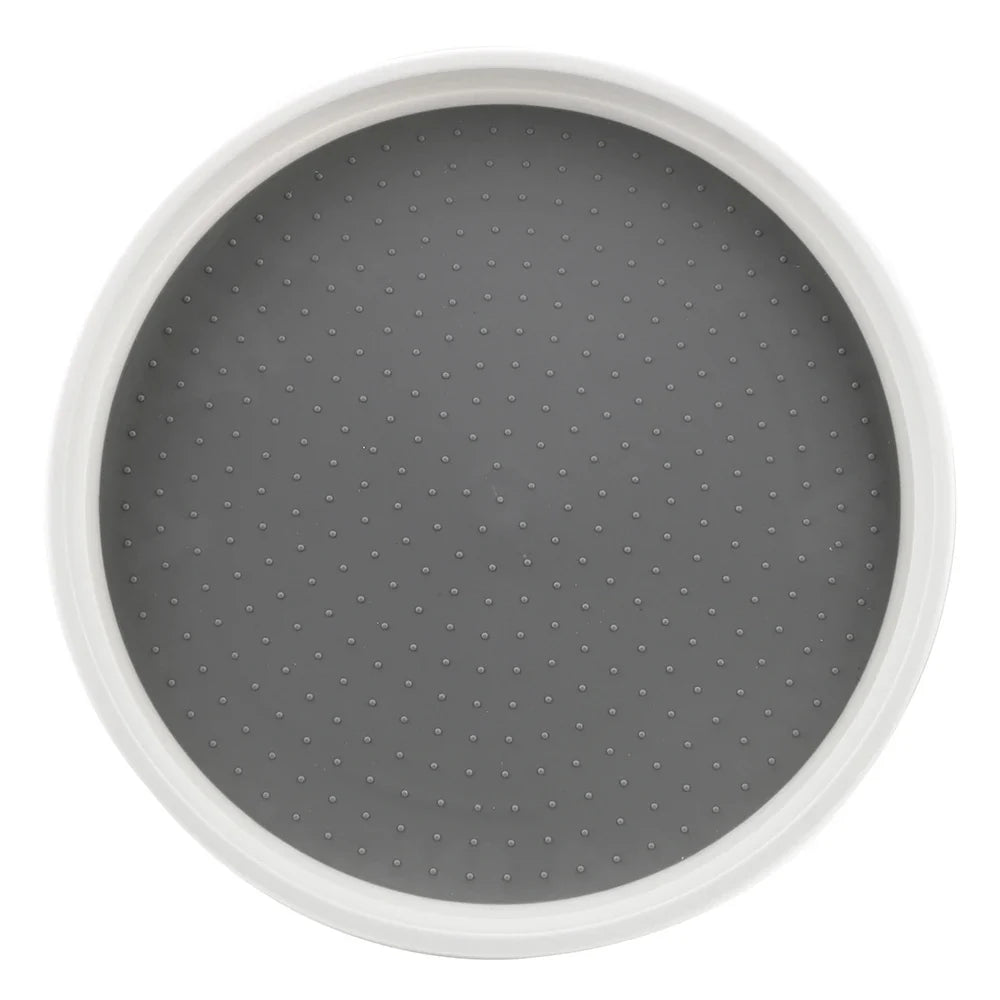 Carvallo Spinora | 2-vånings rund hylla med halkfri yta | 360° organiserare för kök & skafferiskåp