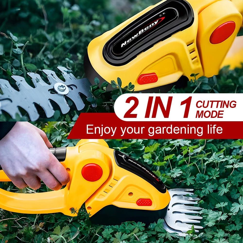 2 I 1 Sladdlös Elektrisk Hagtorntrimmer
