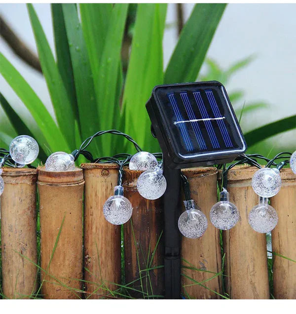 GlitterLuxe - Vattentäta solcell LED-ljusslingor