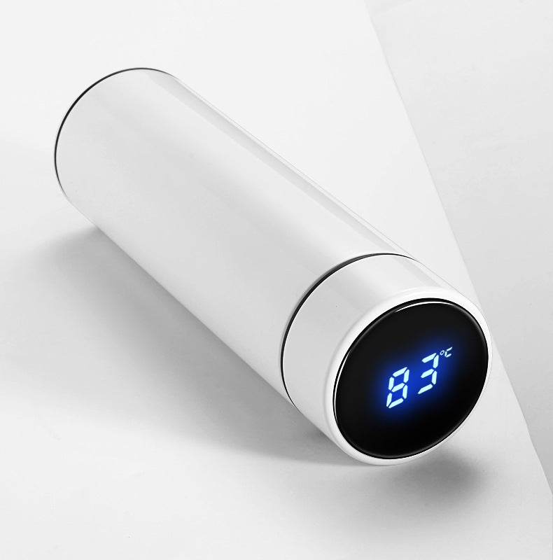 Carvallo Thermosflaska med temperaturvisning | 500 ml | LCD-pekskärm | Rostfritt stål 304 | 12 h varm/kallhållning