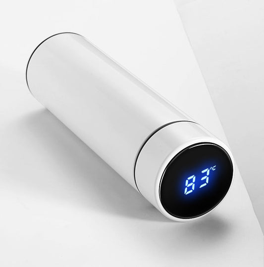 Carvallo Thermosflaska med temperaturvisning | 500 ml | LCD-pekskärm | Rostfritt stål 304 | 12 h varm/kallhållning