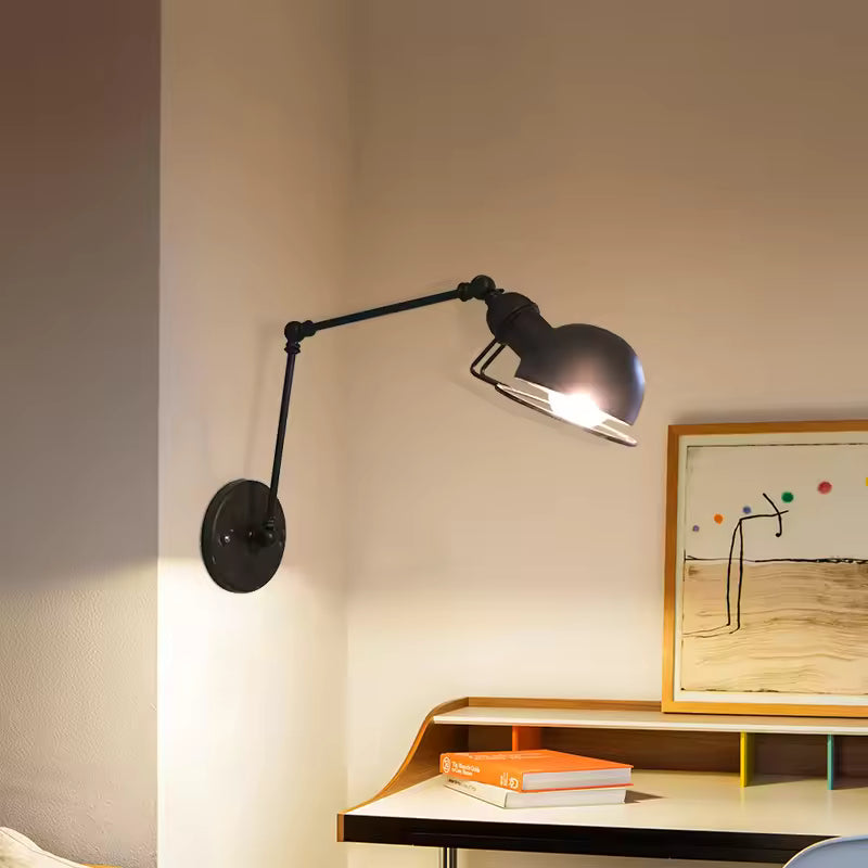 LuxRoyale Dekorativ LED Retro Brons Rocker Bordslampa