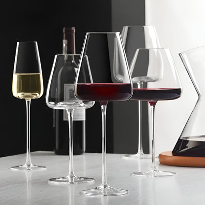Kristallvinsglas i 2-pack, 4-pack eller 6-pack – Handgjorda &amp; Eleganta