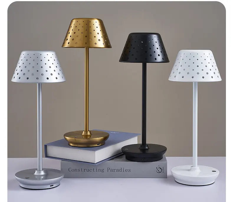 Laddningsbar Bordslampa med Trådlös Lyx