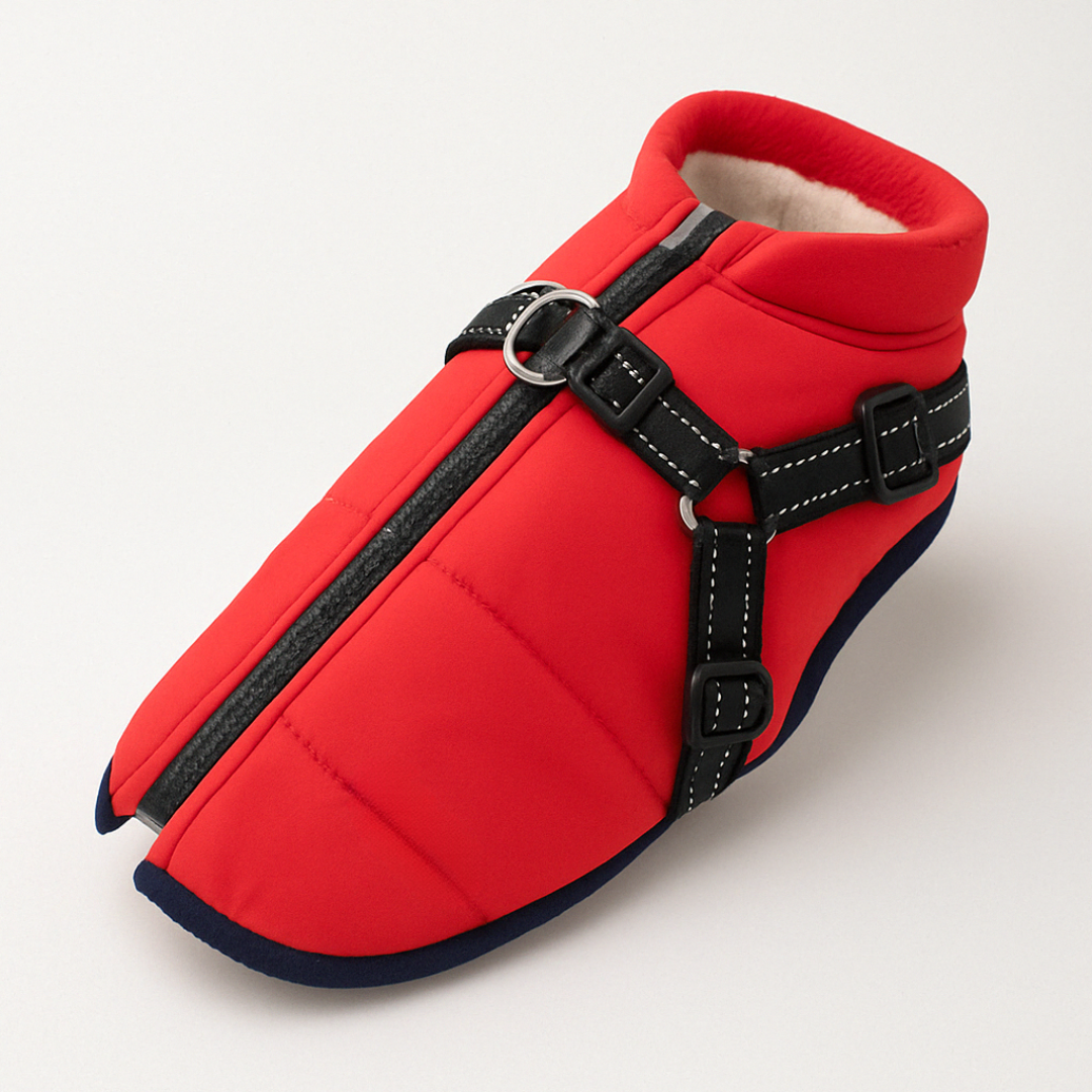 Hundjacka Vattentät Fleecejacka med Selen