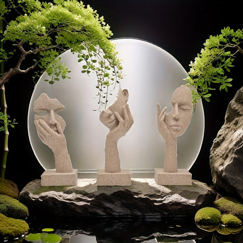 Carvallo – Abstrakta Maskfiguriner Set för en Konstnärlig & Stilren Interiör