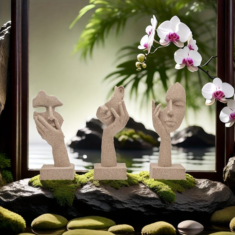 Carvallo – Abstrakta Maskfiguriner Set för en Konstnärlig & Stilren Interiör