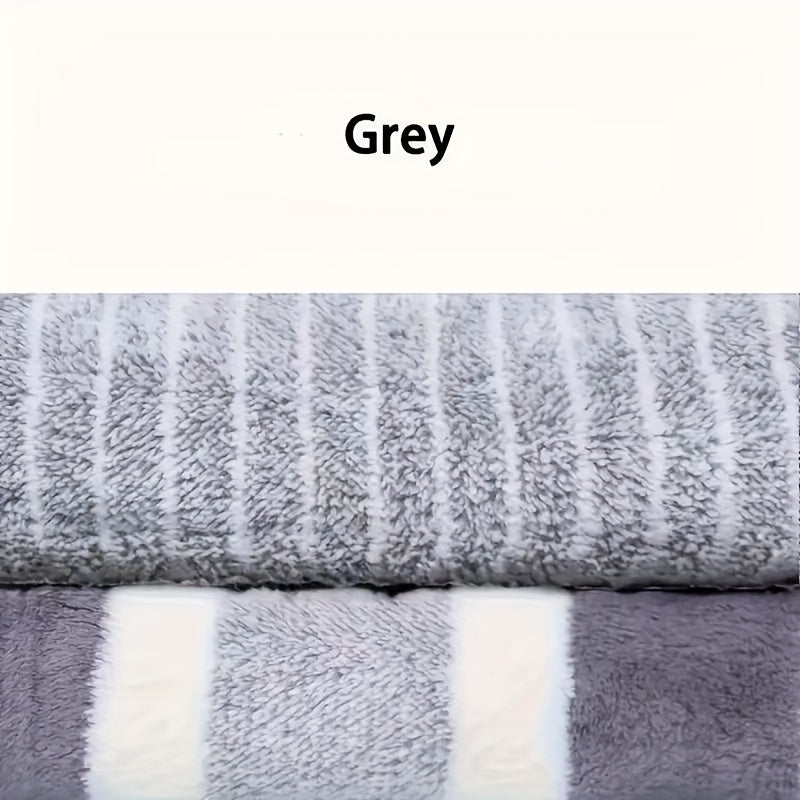 Carvallo – Lyxig 8-delars Badhandduksset av Mjuk Korallfleece för Ultimat Komfort