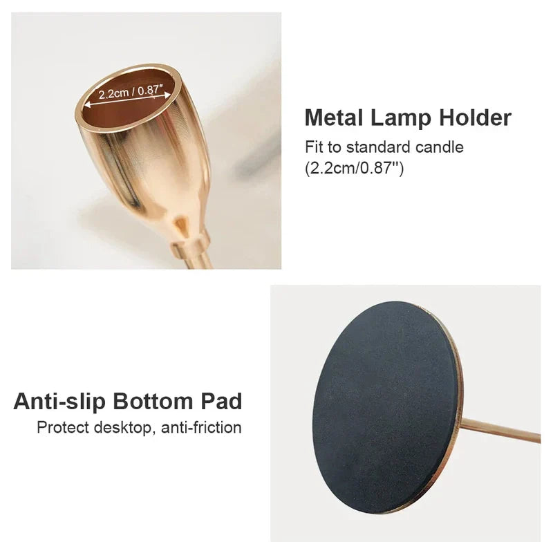 Carvallo – Lyxiga ljusstakar i metall för en mysig inredning